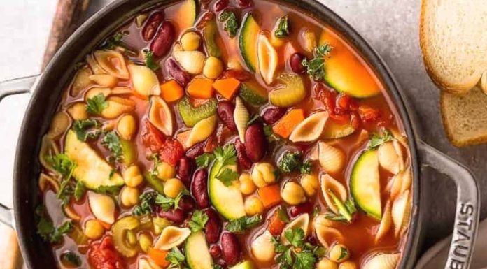 Homemade Minestrone Soup Is Just What You Want Tonight