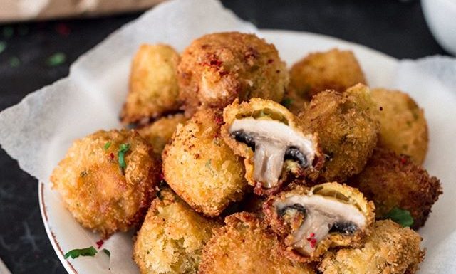 This Recipe For Crunchy Portobello Mushrooms is Truly Mouth Watering