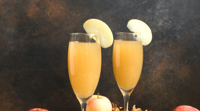 Apple Cider Mimosas are Your New Fall Drink
