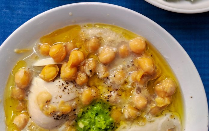 Tasty hummus from Israel