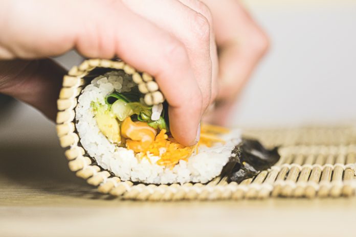 Sushi making