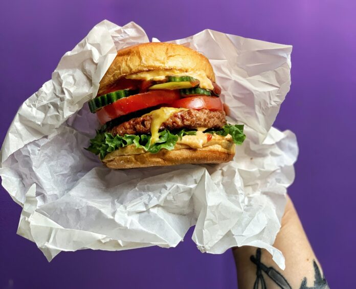 LikeMeat Like Burger - Soya based, photographer & cook: Line Tscherning