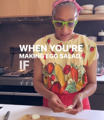 Carla Hall Shares the Secret For “Perfect Egg Salad”