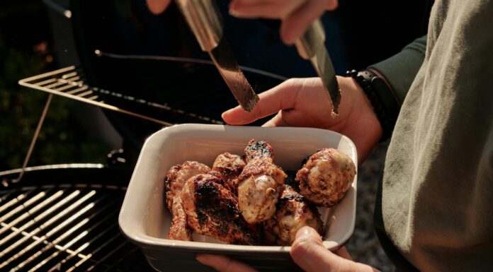 Grilled Persian Chicken That’ll Tickle Your Tastebuds Close-Up Shot of a Person Holding a Bowl of Grilled Chicken