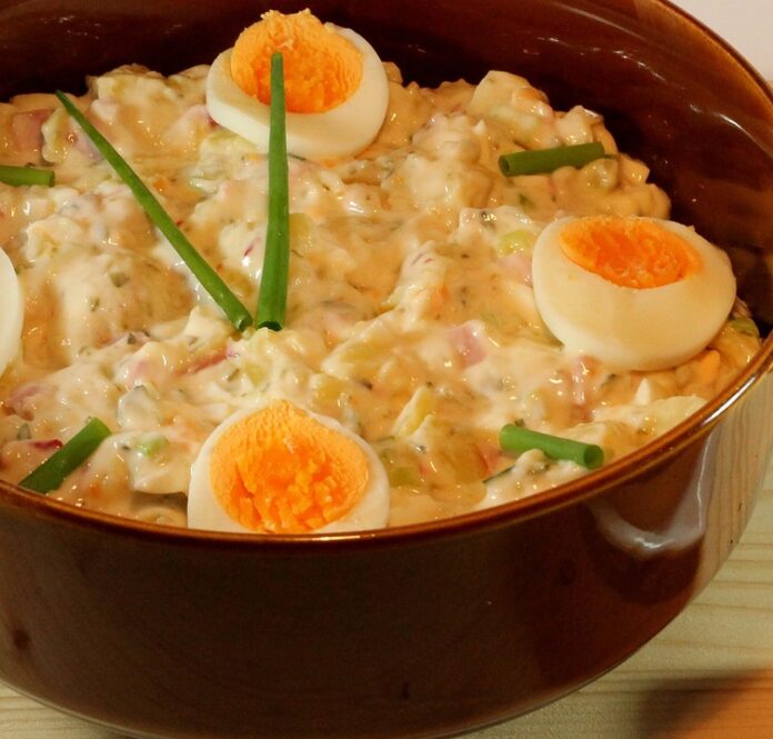 Potato Salad in a Bowl