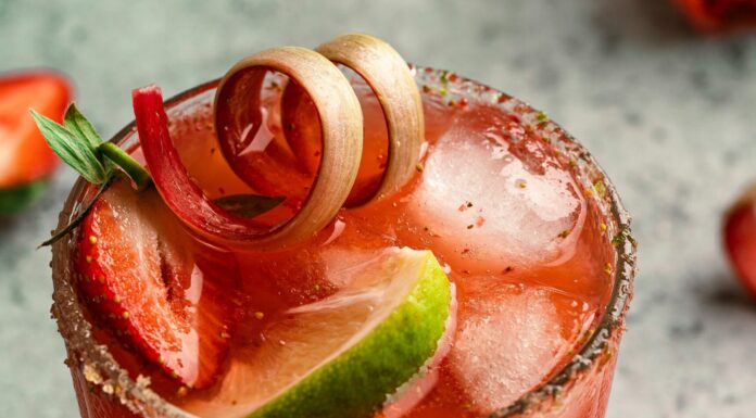 Enjoy A Refreshing Sip Of This Strawberry-Mint Sangria strawberry sangria